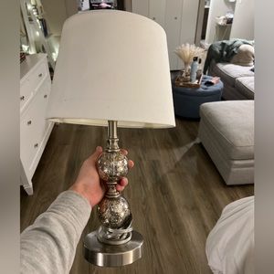 Mercury glass bulb lamp